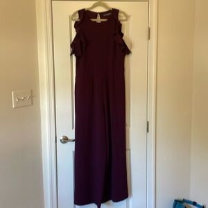 Plum jumpsuit perfect for a wedding! Worn twice.